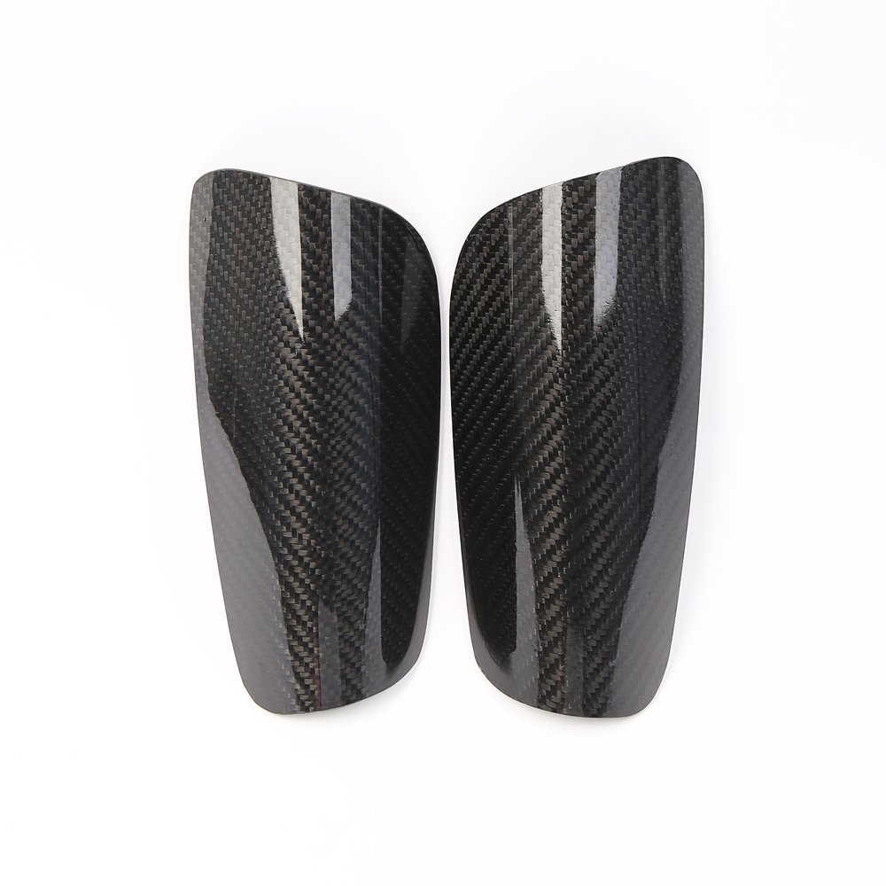 Hot Selling Carbon Fiber Soccer Shin Pads Lightweight Football Shin Pads Carbon Fiber Soccer